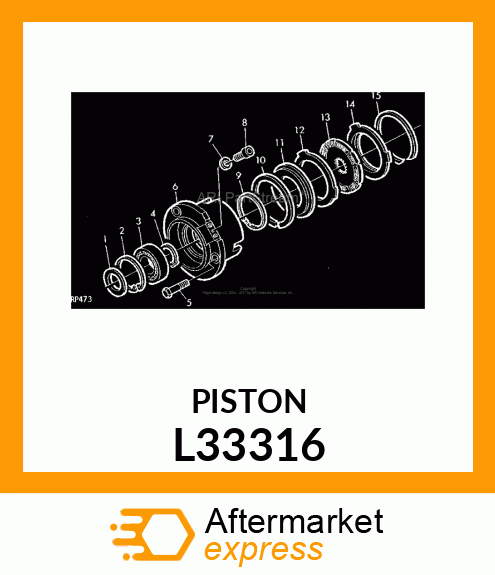 PISTON L33316