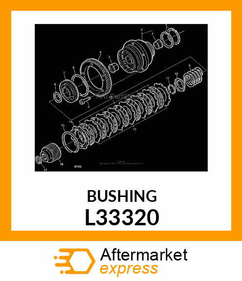 BUSHING, FLANGE L33320