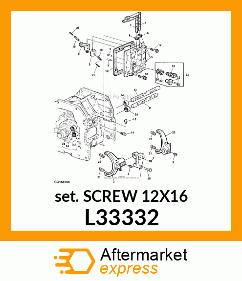 SET SCREW M12X1X16 L33332