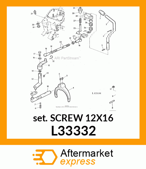 SET SCREW M12X1X16 L33332