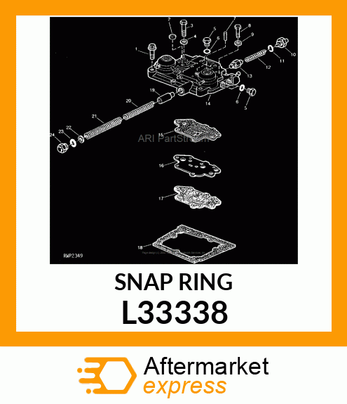 Valve - VALVE,PRESSURE REGULATING (Part is Obsolete) L33338