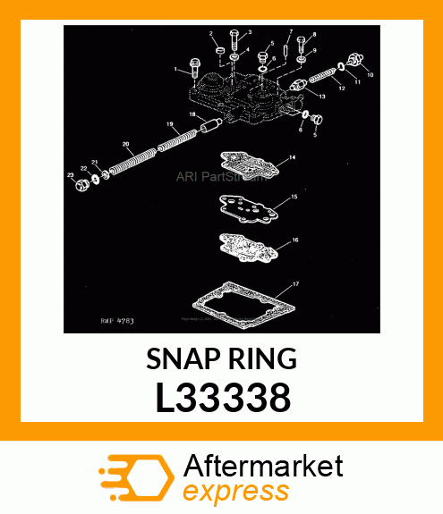 Valve - VALVE,PRESSURE REGULATING (Part is Obsolete) L33338