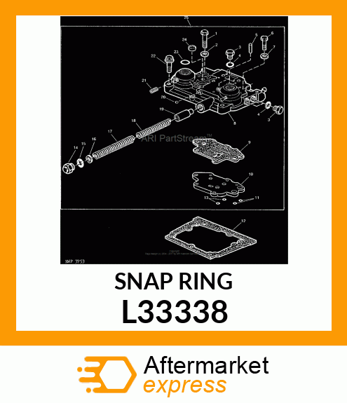 Valve - VALVE,PRESSURE REGULATING (Part is Obsolete) L33338