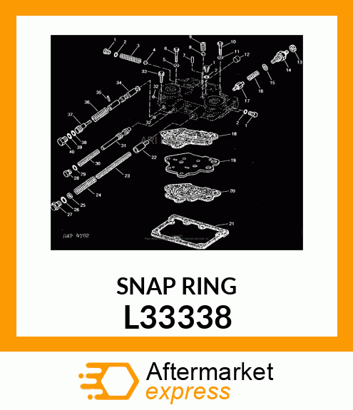 Valve - VALVE,PRESSURE REGULATING (Part is Obsolete) L33338