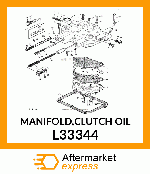 MANIFOLD,CLUTCH OIL L33344