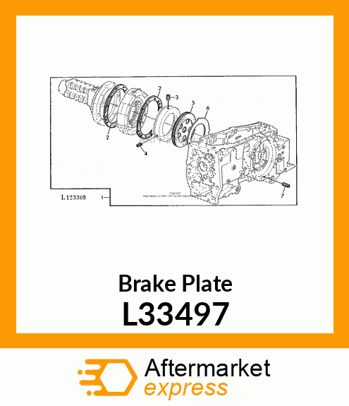 BRAKE ACTUATING DISK L33497