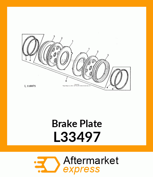 BRAKE ACTUATING DISK L33497