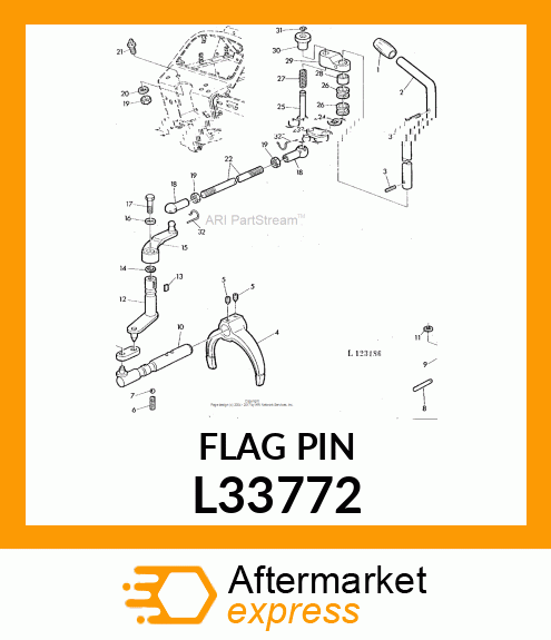 FLAG PIN L33772