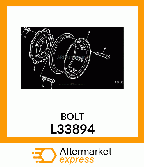 SCREW, FLANGED L33894