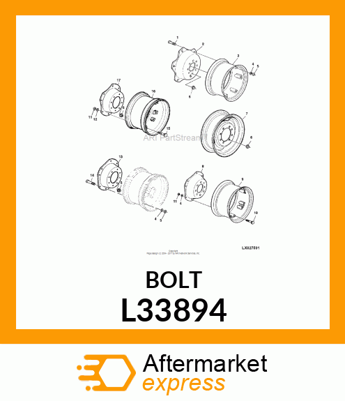 SCREW, FLANGED L33894