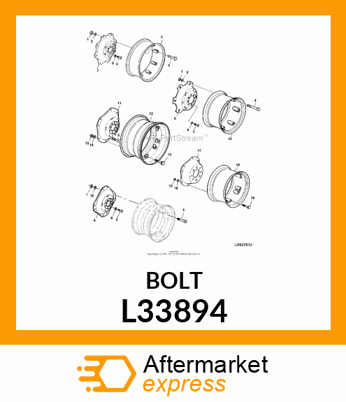 SCREW, FLANGED L33894