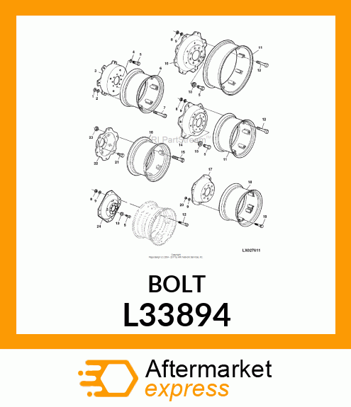 SCREW, FLANGED L33894