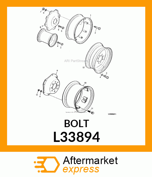 SCREW, FLANGED L33894