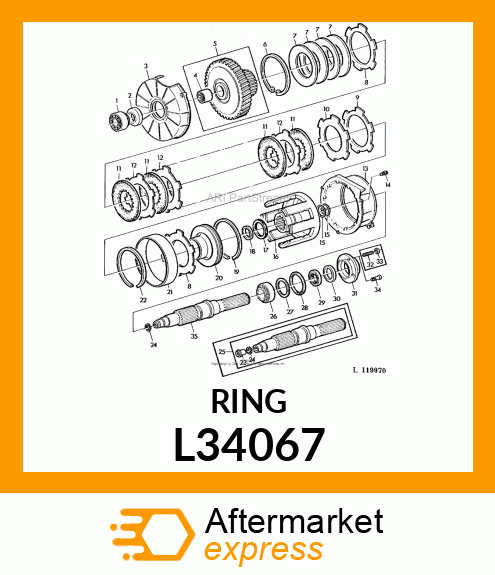 SNAP RING L34067