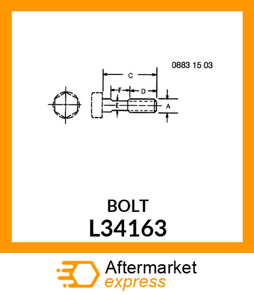 SCREW, SPECIAL CAP L34163