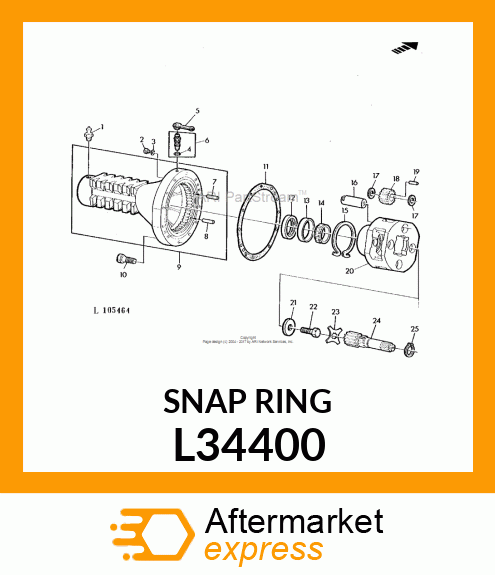 SNAP RING L34400