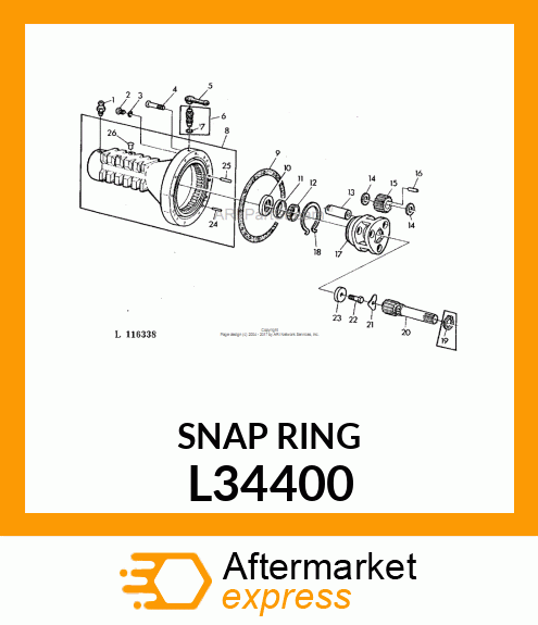 SNAP RING L34400