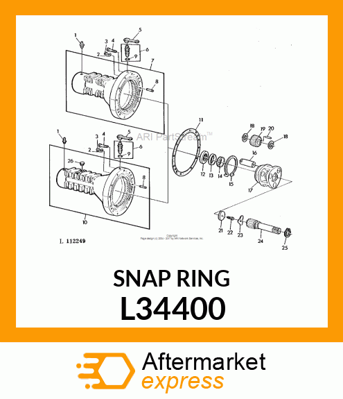 SNAP RING L34400