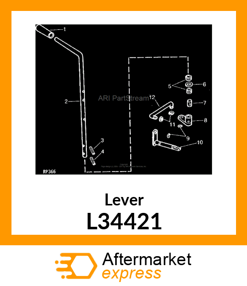 Lever L34421