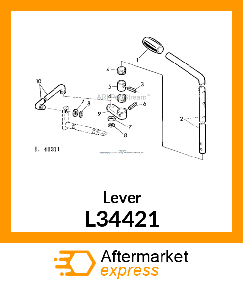 Lever L34421