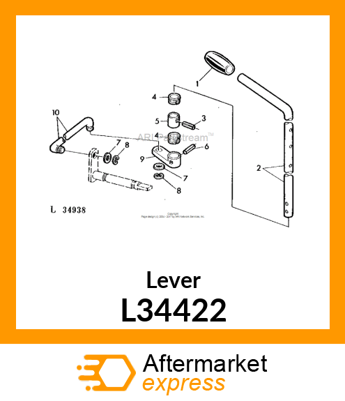 Lever L34422