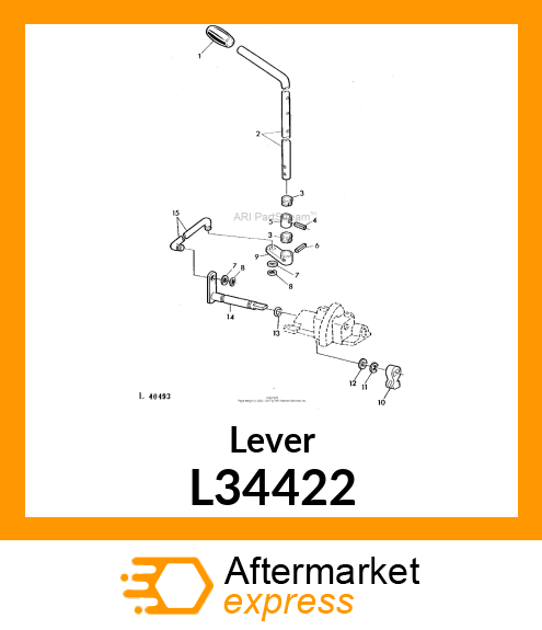 Lever L34422