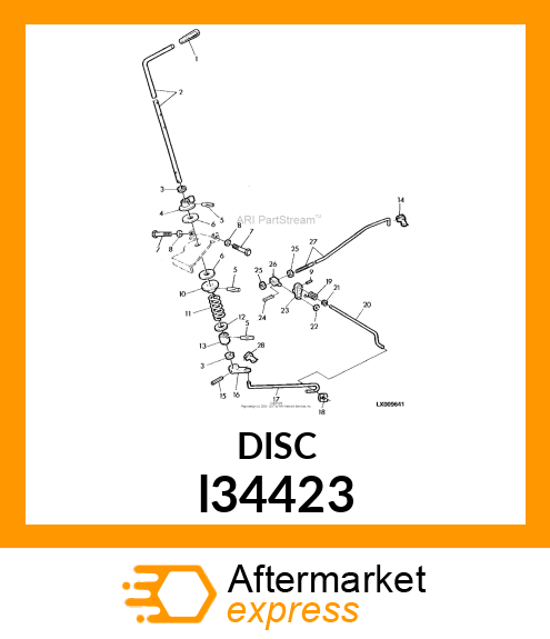 DISK, SPEED CONTROL, UPPER l34423