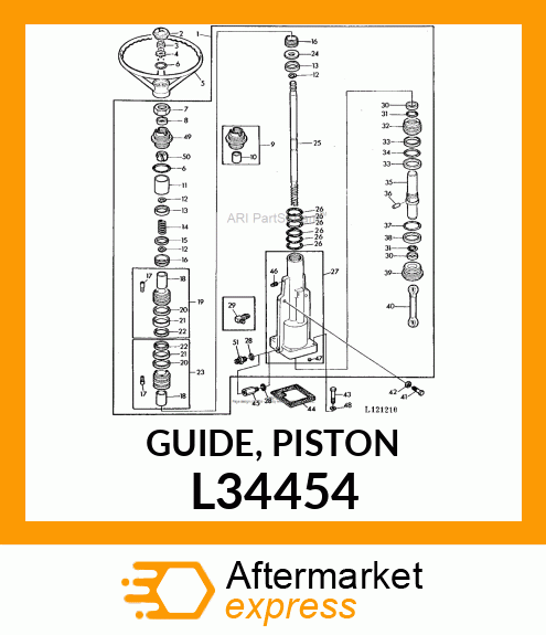 GUIDE, PISTON L34454