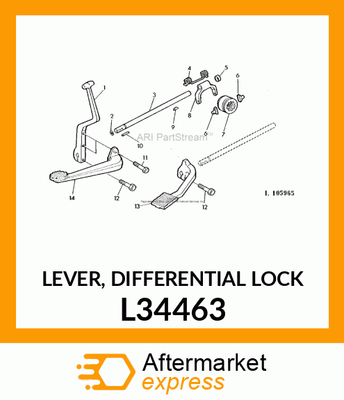 Lever L34463