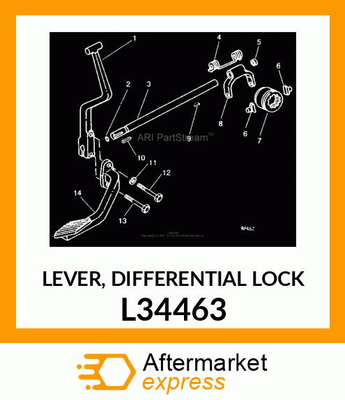 Lever L34463