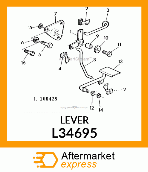 LEVER L34695