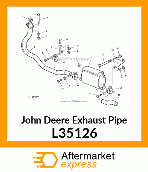 EXHAUST PIPE L35126