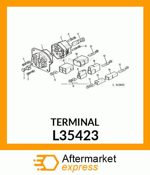 ELEC. CONNECTOR TERMINAL L35423