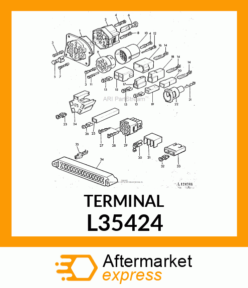 ELECTRICAL CONNECTOR ASSY L35424