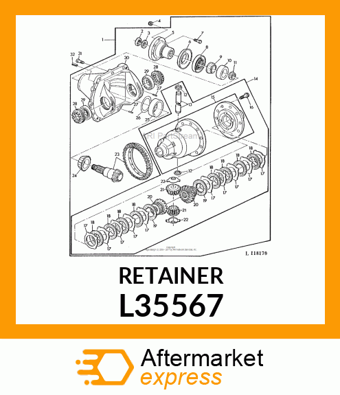 Flange - FLANGE, FLANGE L35567