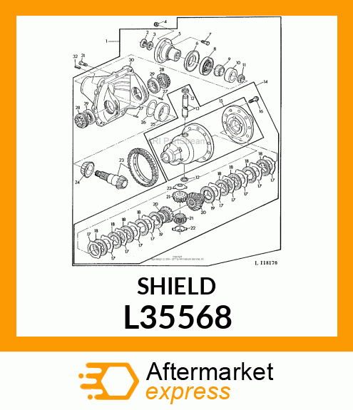 DUST SHIELD L35568