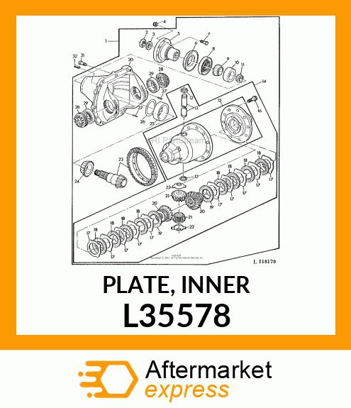 PLATE, INNER L35578