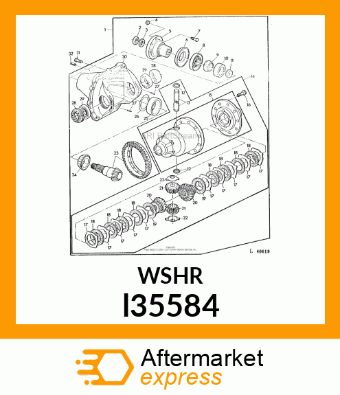 THRUST WASHER l35584