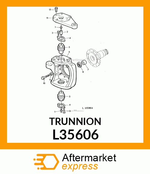 TRUNNION L35606