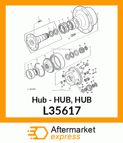 Hub - HUB, HUB L35617