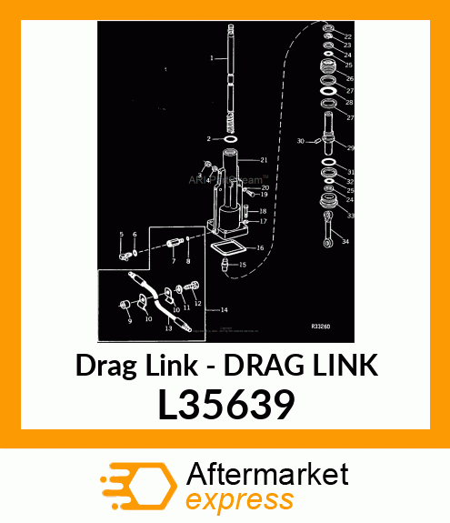 Drag Link - DRAG LINK L35639