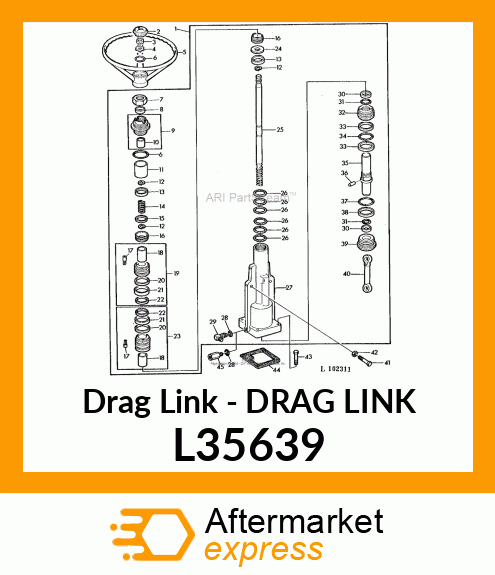 Drag Link - DRAG LINK L35639
