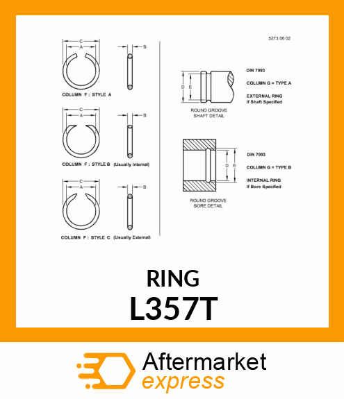 RING,SNAP L357T