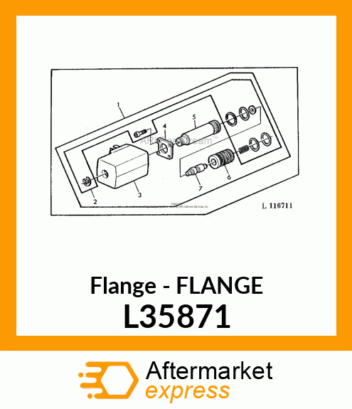 Flange - FLANGE L35871