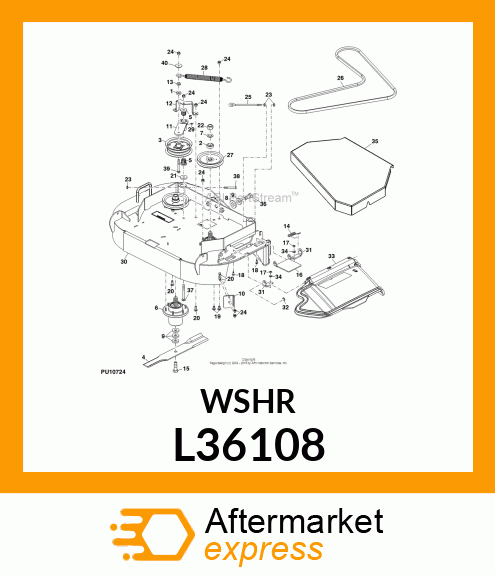 WASHER, WASHER L36108