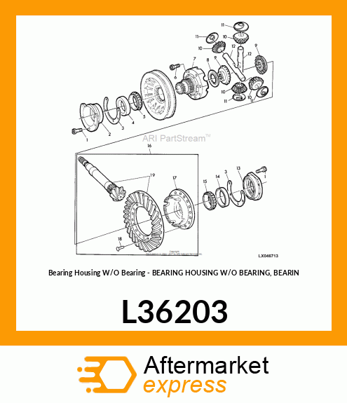 Bearing Housing W/O Bearing L36203