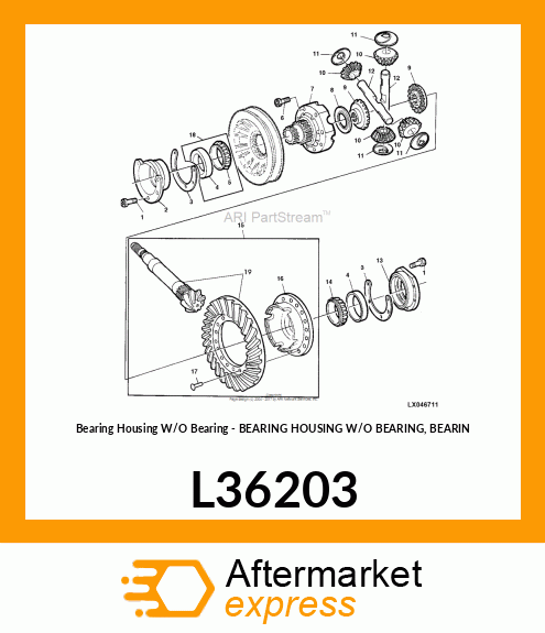 Bearing Housing W/O Bearing L36203