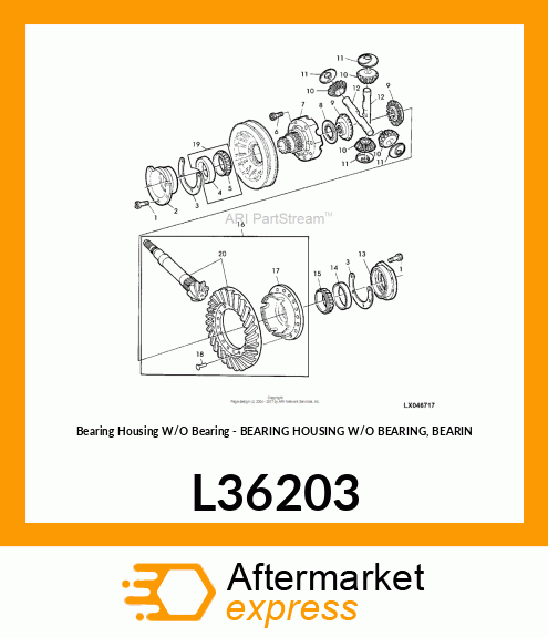 Bearing Housing W/O Bearing L36203