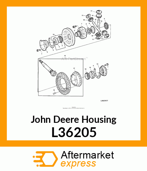 DIFFERENTIALGEHAEUSE RECHTS L36205