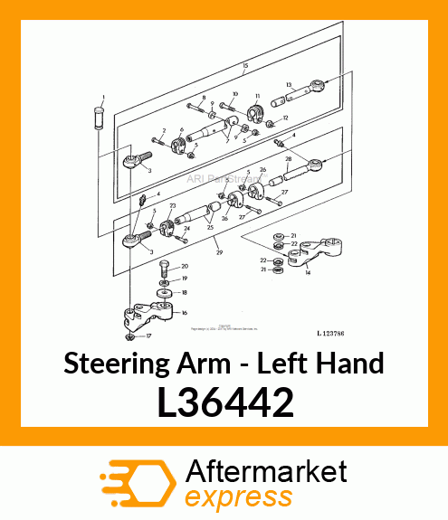 TIE LEVER LH. L36442